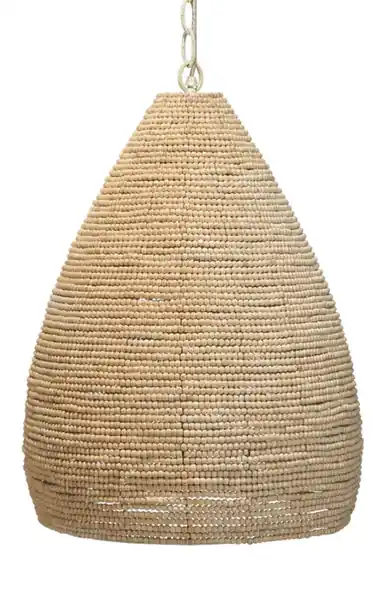 Super Sale GulfWoodBeaded1-lightPendant