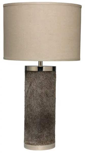 Factory Price ColumnHideTableLampWithLinenShade