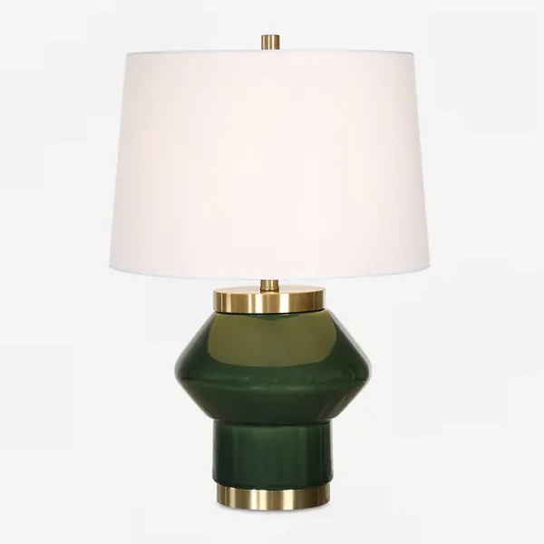 Save Now TaysonJadeGreenTableLamp