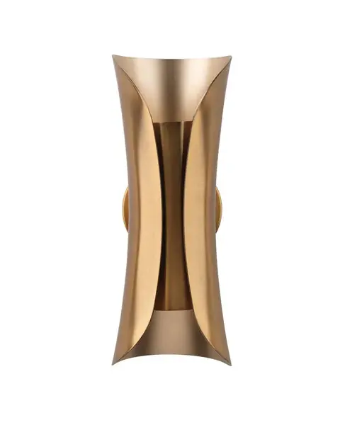 Capsule1-lightSteelSconce,AntiqueBrass Mega Sale