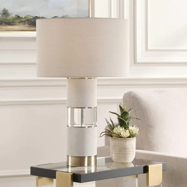 MaliyahLinenTableLamp Handmade