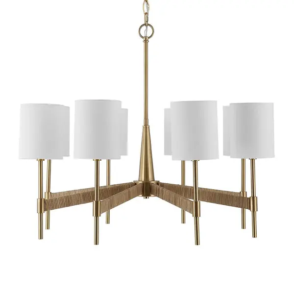 Best Seller LautokaRattan8LightChandelier