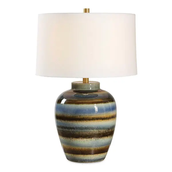 JudarnBlueBrownTableLamp Discount