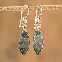 A Cut Above in Dark GreenArtisan Crafted Jade Earrings Hassle-Free Returns