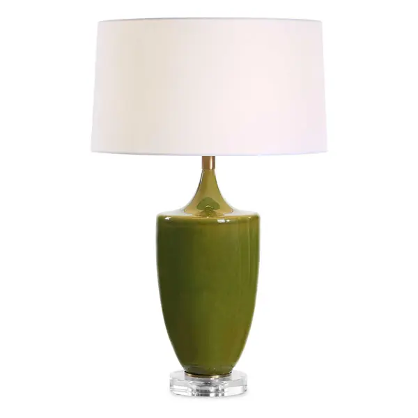 Luxury AdelaMossGreenTableLamp