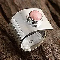Sale Rock and RollRhodonite cocktail ring