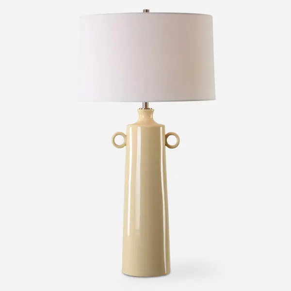 Save Now FloreroPaleYellowTableLamp