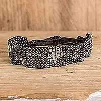 Luminous GalaxiesStar-Themed Glass and Plastic Beaded Wristband Bracelet Top Pick