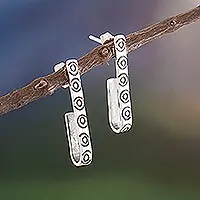 Iconographic SequencePeruvian Moche Culture Themed Sterling Silver Drop Earrings Editor’s Pick