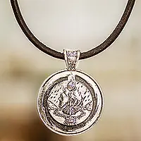 Special Discount Toj EmblemMayan Astrology-Themed Nickel Pendant Necklace with Toj Sign