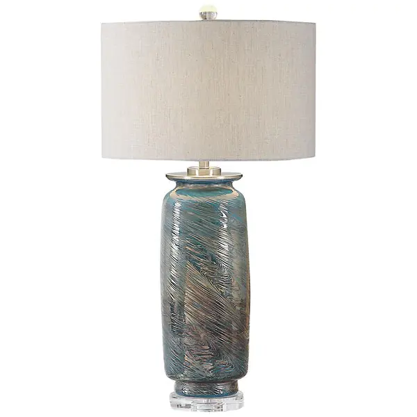 Sale OlesyaSwirlGlassTableLamp