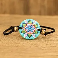 Essential Life in TurquoiseHand-Painted Pendant Bracelet Weekend Sale