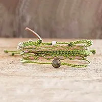 Naturally GreenGreen Macrame Bracelets (Set of 5) Trusted Brand