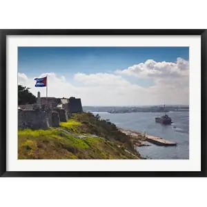 Worldwide Shipping Cuba, Havana, La Cabana, Fortificationby Walter Bibikow / Danita Delimont