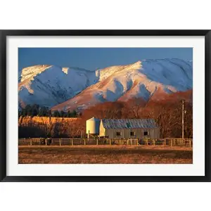 Woolshed and Kakanui Mountains, Otago, New Zealandby David Wall / Danita Delimont Buy Online