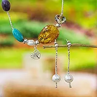 Pond JewelsMulti-Gemstone Jewelry Set Crafted from Sterling Silver Deal