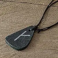While Supplies Last Rune KaunUnique Hand Carved Jade Rune Necklace