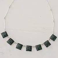 Love's RichesFair Trade Sterling Silver 925 Jade Pendant Necklace Order Now