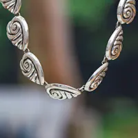 Voices from the SeaSterling Silver Shell Link Necklace One Day Deal