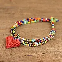 Buy Direct Vibrant LoveArtisan Crafted Bead Charm Bracelet