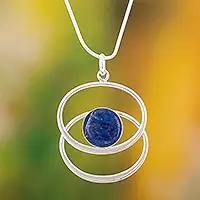 Trending Cuddle Me BlueSterling Silver Lapis Lazuli Pendant Necklace