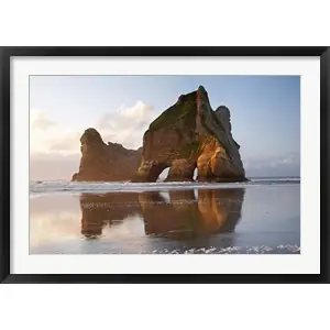 Rock Formation, Archway Island, South Island, New Zealand (horizontal)by David Wall / Danita Delimont Certified