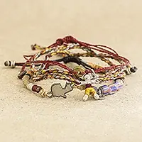 Land of CornHand Crafted Adjustable Cord Bracelets (Set of 3) Don’t Miss Out