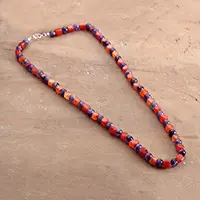 Best Choice Magical DreamsAdjustable Long Strand Necklace with Amethyst and Agate Gems