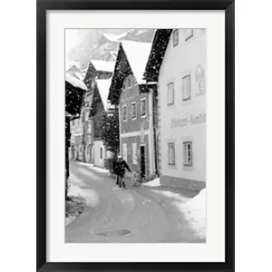 Snowy Street in Hallstat, Austriaby Walter Bibikow / Danita Delimont Flash Sale