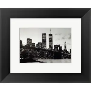 WTC Over Brooklyn Bridge (Night)by Igor Maloratsky Wholesale