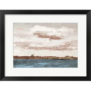 Worldwide Shipping Cloudy Shores and Pink Skiesby Jenny Green