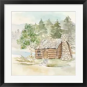 Woodland Reflections I-Log Cabinby Cynthia Coulter Budget