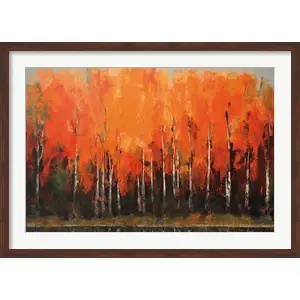 Worldwide Shipping Birch Shorelineby Peter Colbert