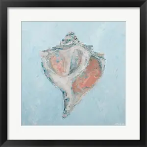 Worldwide Shipping Conch & Scallop Iby Ann Marie Coolick