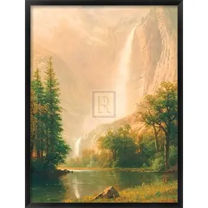 Yosemite Fallsby Albert Bierstadt Hassle-Free Returns