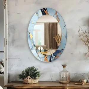 Worldwide Shipping Dining Room Oval Wall Mirror
