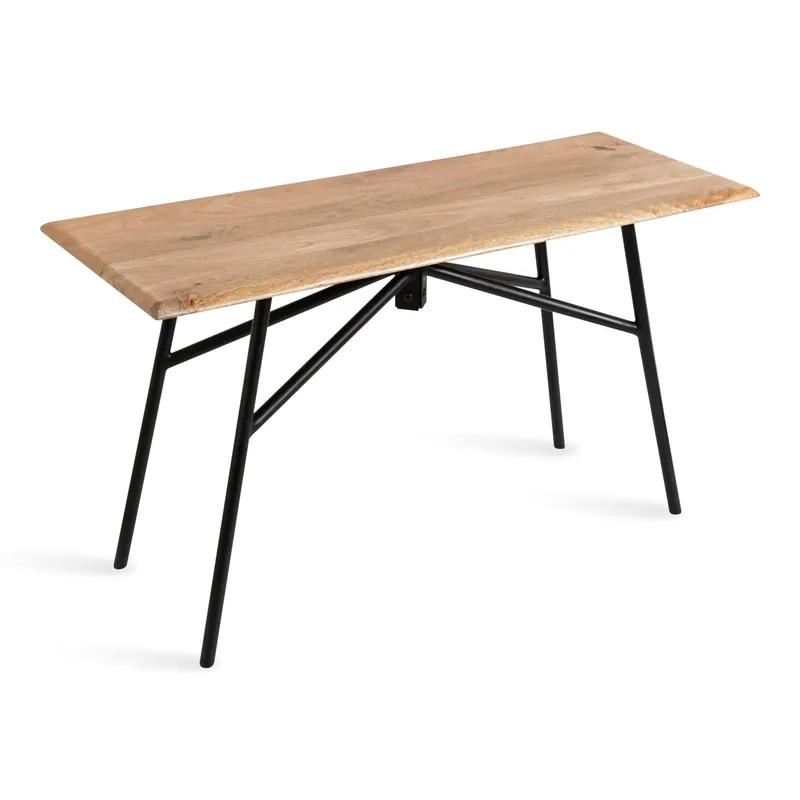 Pallson Wood and Metal Bench Flash Sale