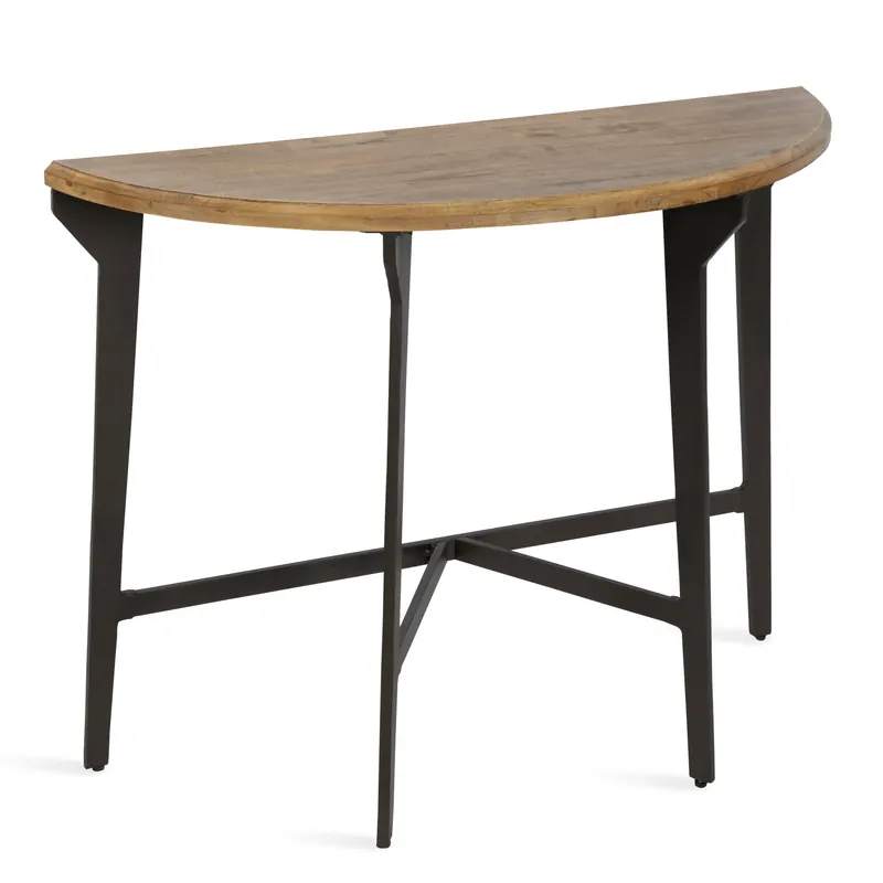 Latest Langdon Wood and Metal Console Table
