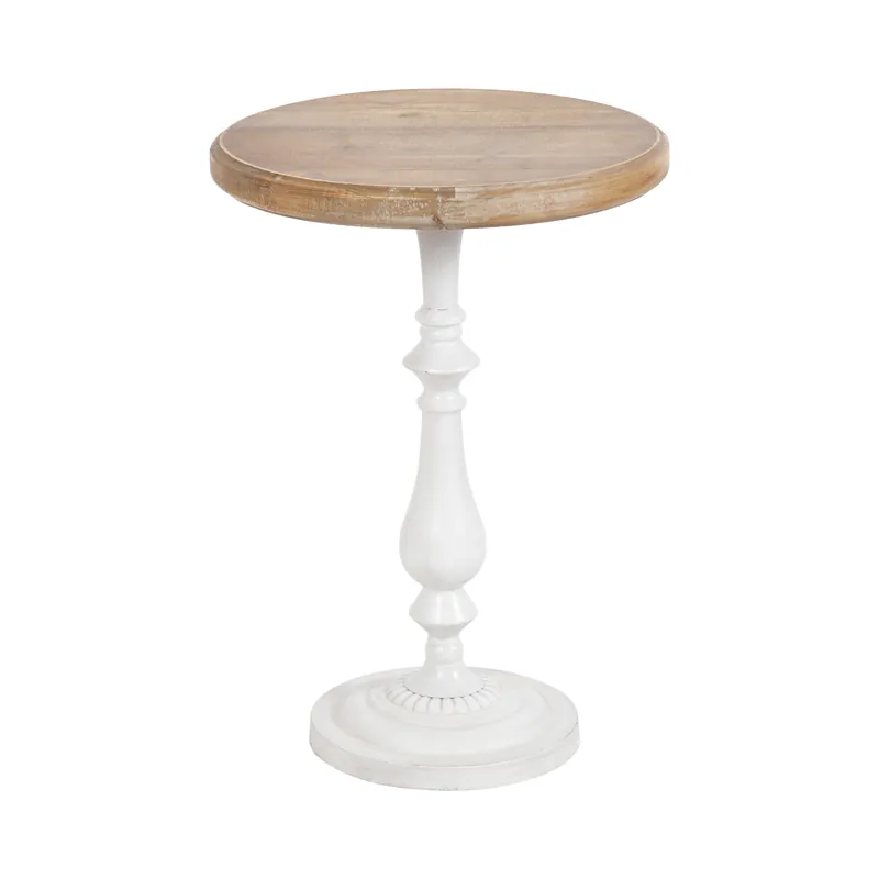 Affordable Wixley Wood and Metal Side Table