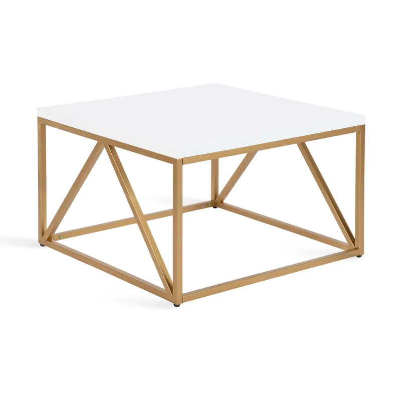 Next Day Delivery Kaya Wood and Metal Coffee Table