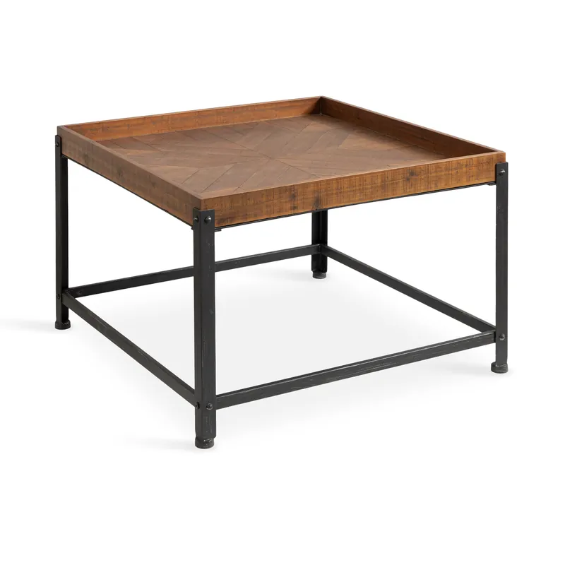 Marsh Wood and Metal Coffee Table Price Drop