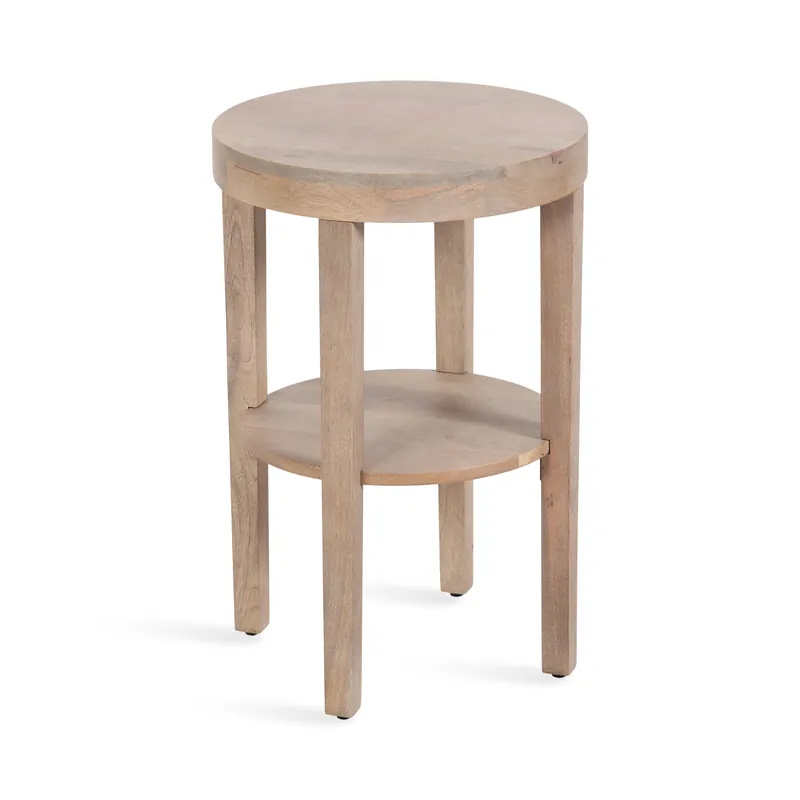 Time-Limited Talcott Round Wood Side Table