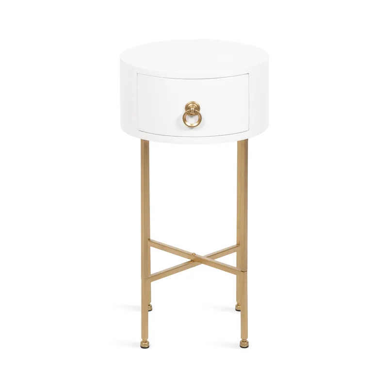 Deal Decklyn Glam Round Side Table