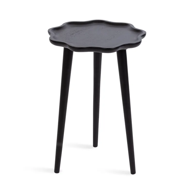 Alezar Scallop Wood Side Table Wholesale