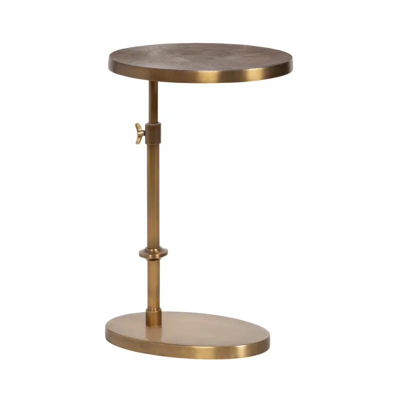 Engles Adjustable Oval Metal Table Final Sale