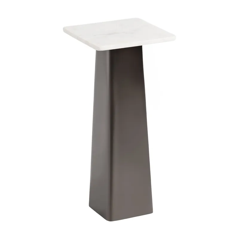 Fan Favorite Quinley Square Marble Drink Table
