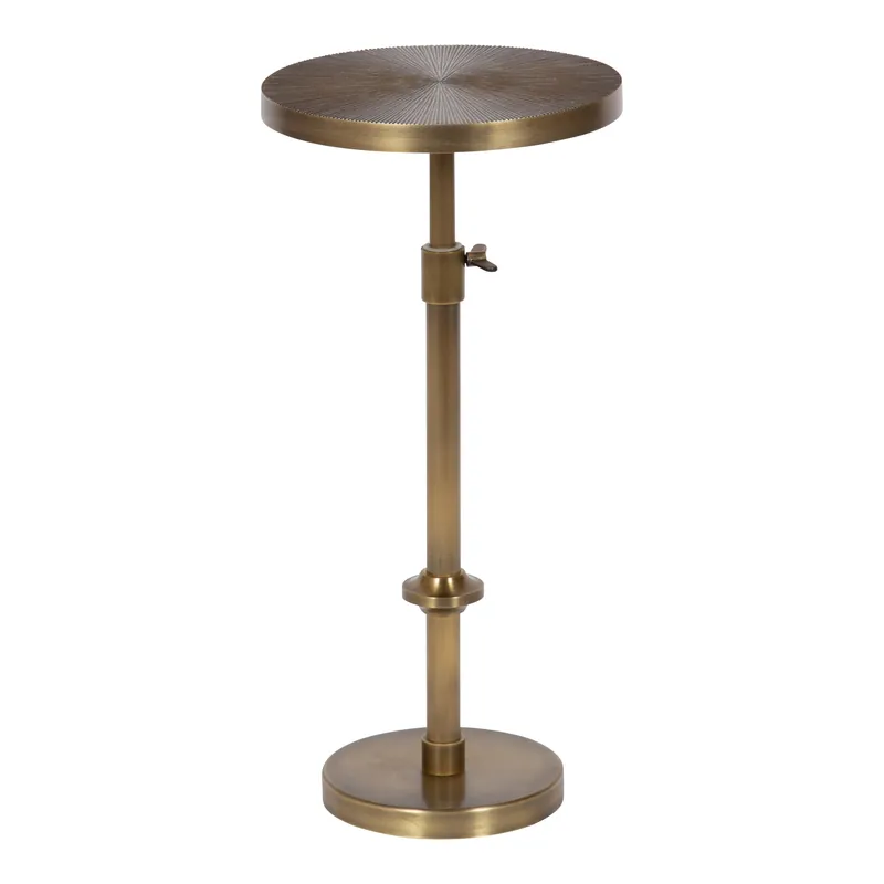 Engles Adjustable Embossed Metal Table and Plant Stand Don’t Miss Out