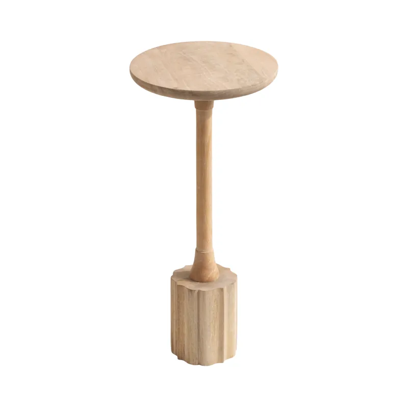 Nisha Wood Drink Table Fresh Stock