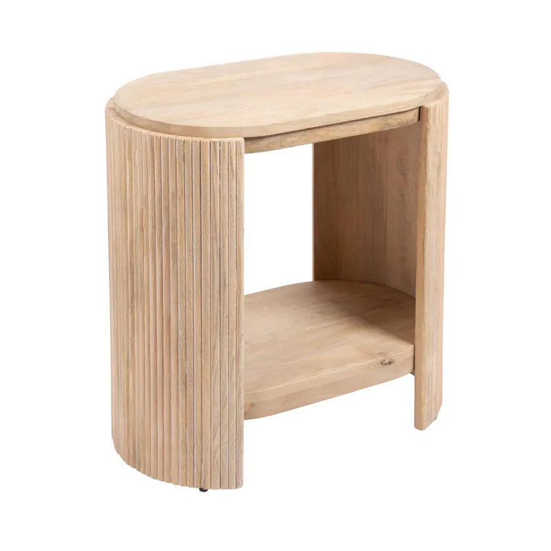 Wholesale Cakora Capsule Wood Side Table
