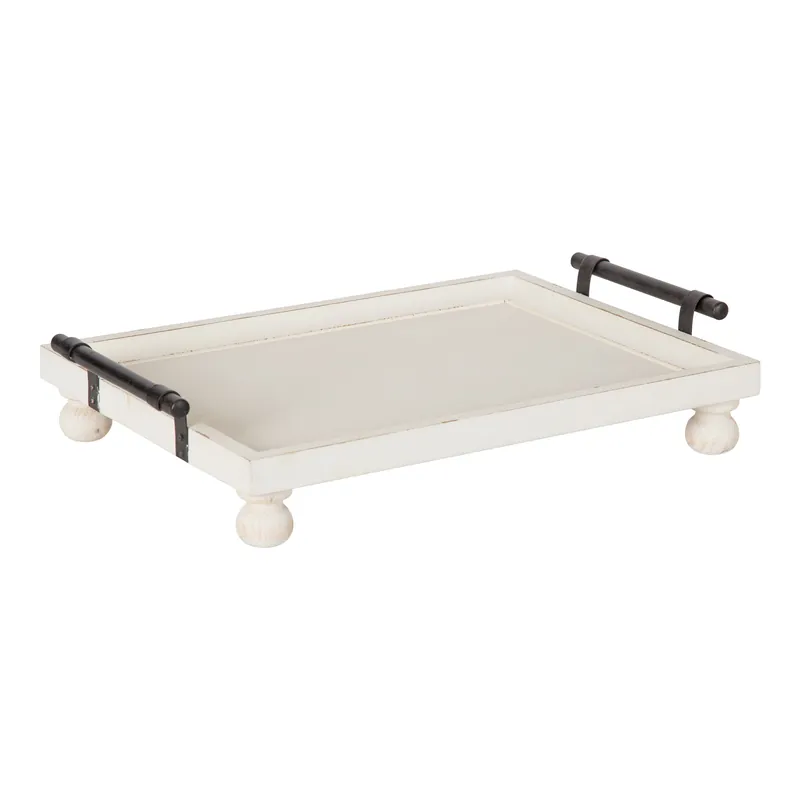Bruillet Wooden Footed Tray Low Price